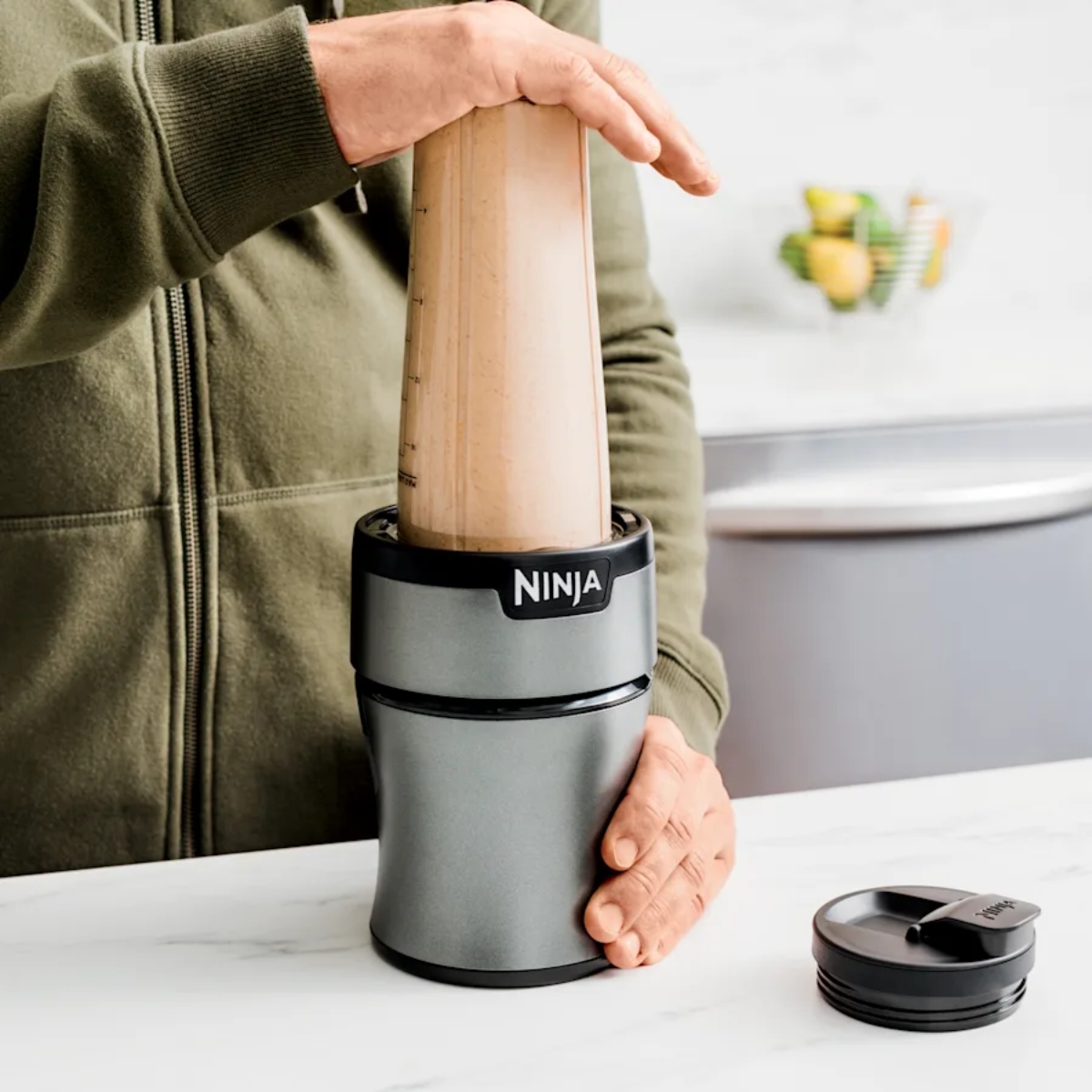 Licuadora Ninja  Nutri Procesador BN300, 20OZ / 591ML 700W Gris SYP-Y3