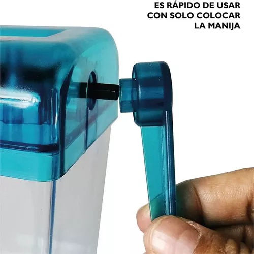 Trituradora De Papel Manual Portátil Para Casa Y Oficina
