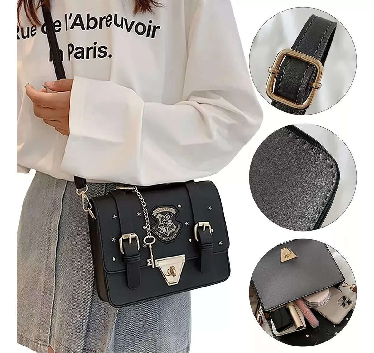 Bolsa Mariconera Dama/harry Potter Cross Body Paquete