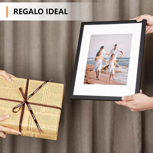 Juego De 5 Marcos De Fotos Decorativos De Gran Tamaño(11*14) Color Negro Marco De Fotos Grande