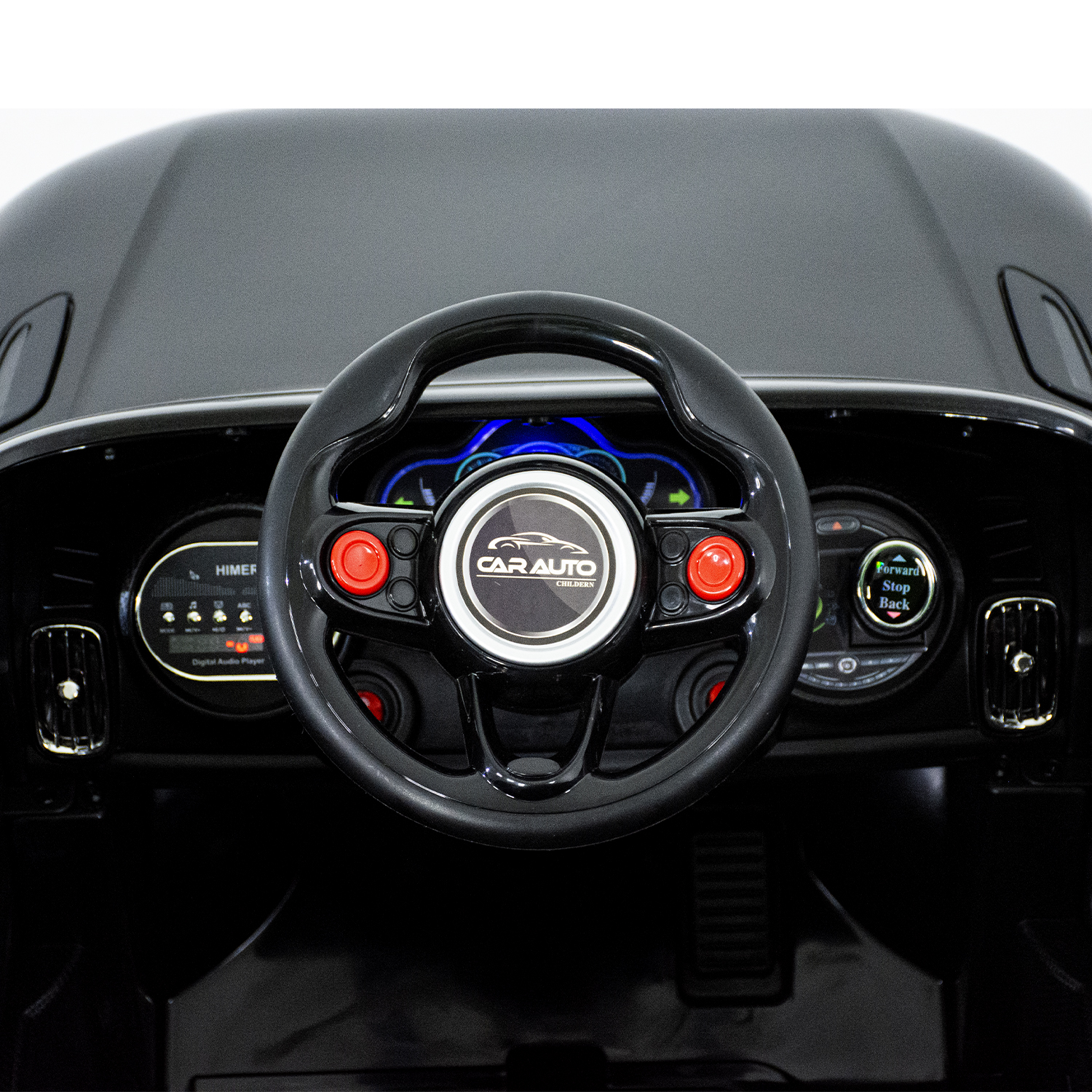 Carro Montable Camioneta Electrica 12v Mp3 Control Remoto Negro Little Monkey