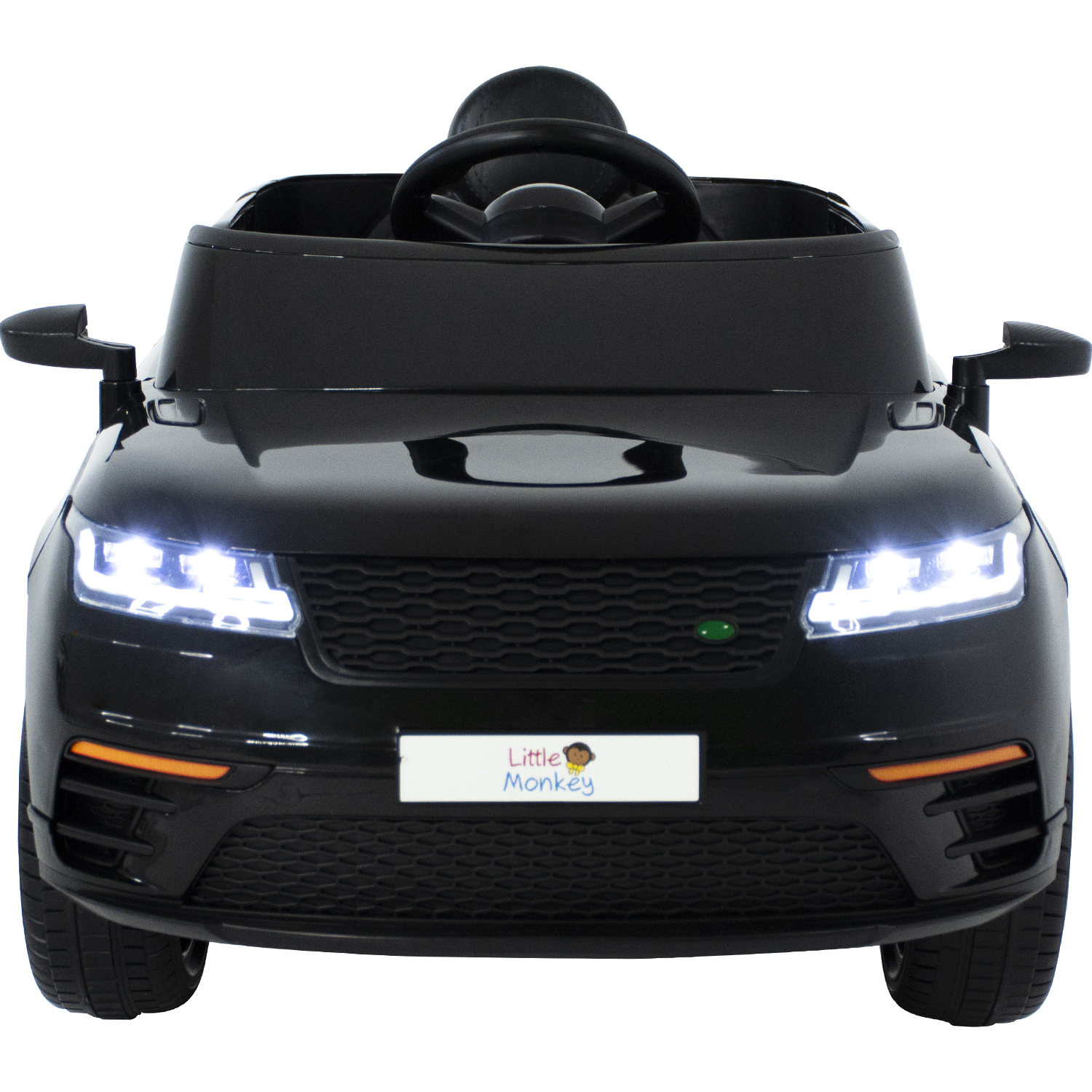 Carro Montable Camioneta Electrica 12v Mp3 Control Remoto Negro Little Monkey