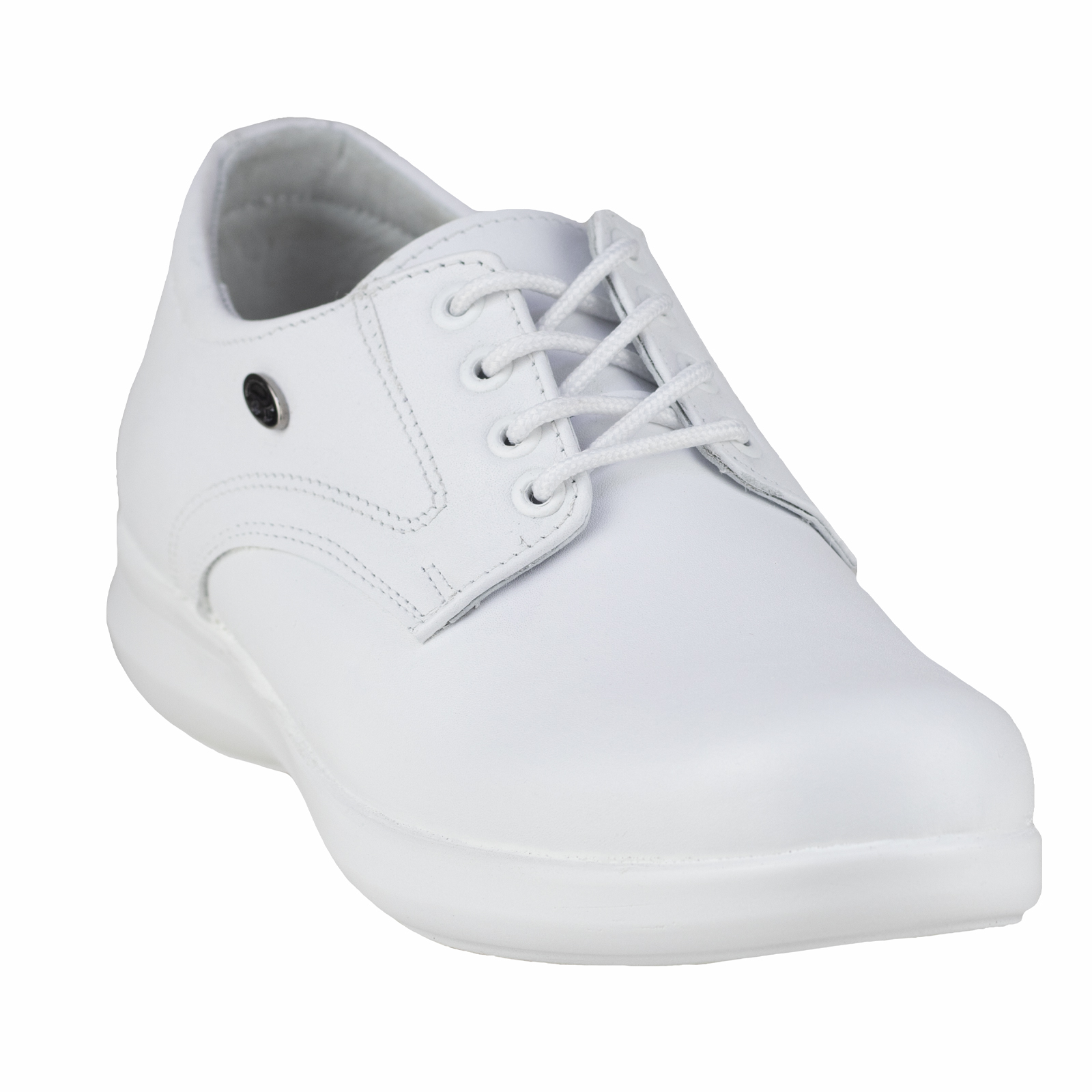 Zapato Clínico Blanco Para Mujer De Servicio Barcassi 5309 Acolchado Sector Salud