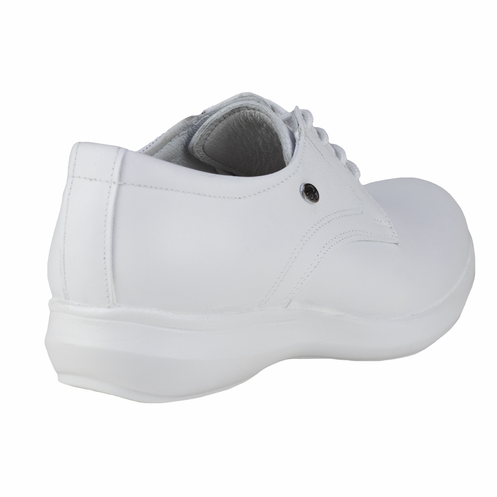 Zapato Clínico Blanco Para Mujer De Servicio Barcassi 5309 Acolchado Sector Salud