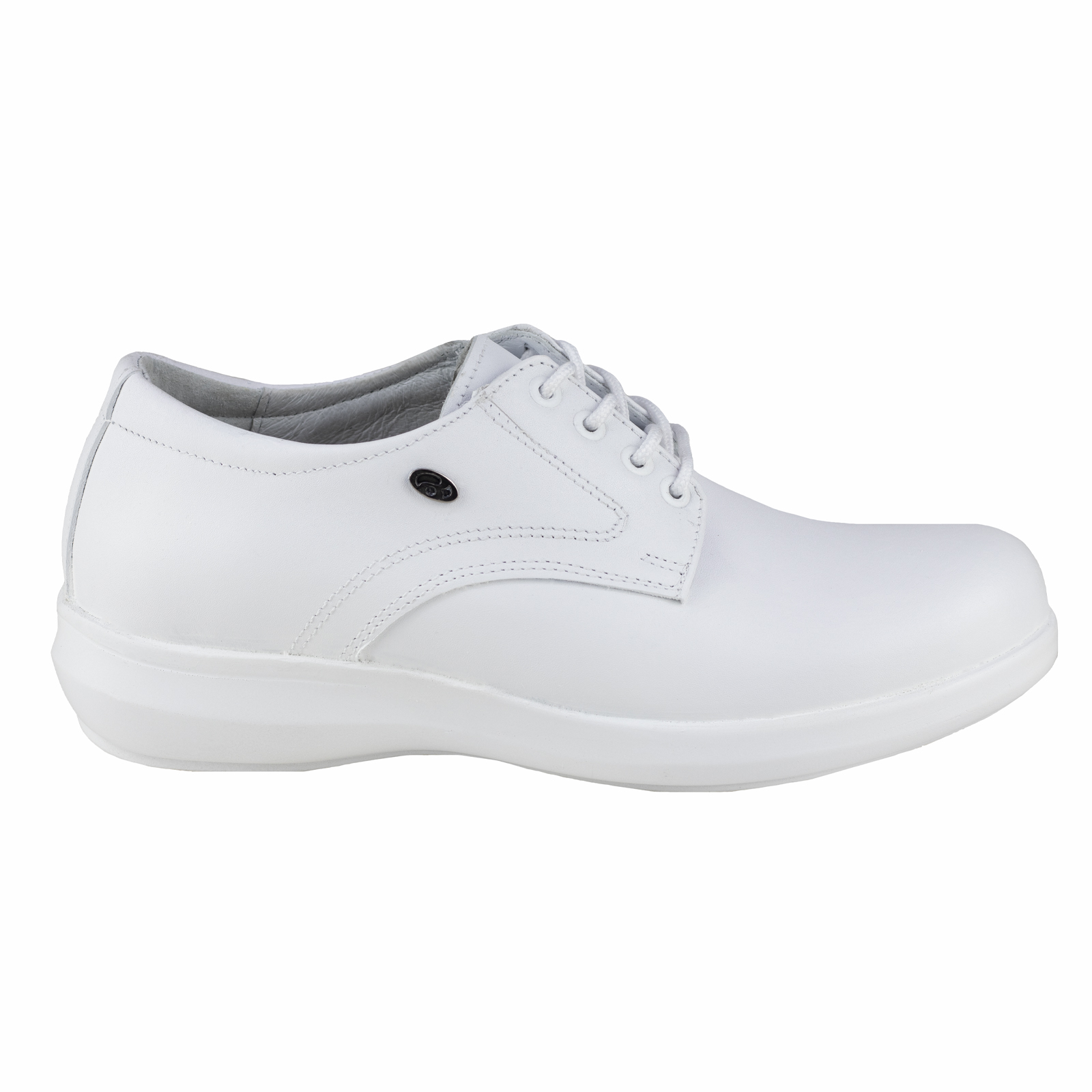 Zapato Clínico Blanco Para Mujer De Servicio Barcassi 5309 Acolchado Sector Salud