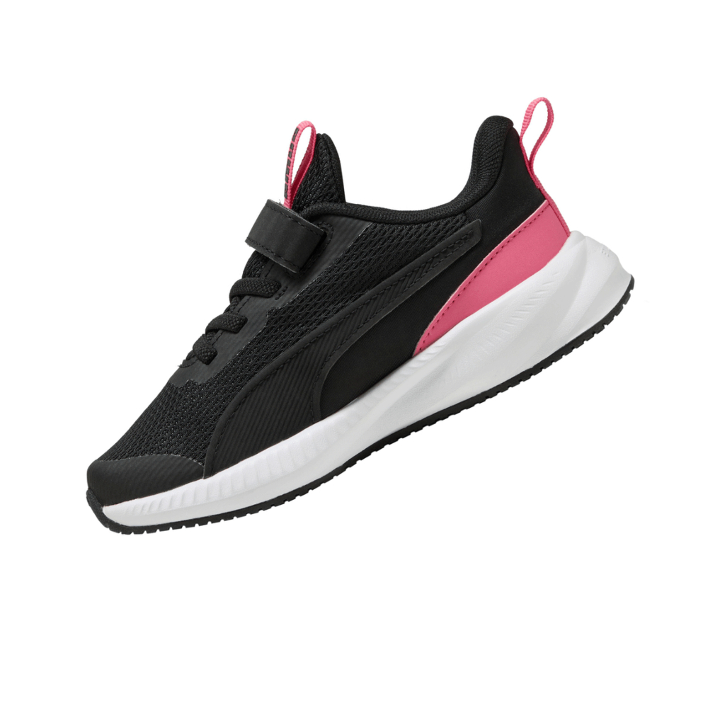 Tenis Puma Flyer 3 AC+PS Negro-Rosa de Niña 401527 03