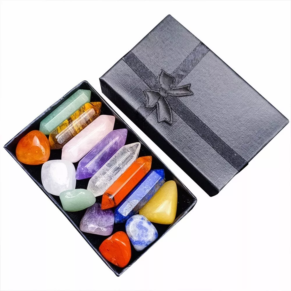 7 chakras cuarzos naturales reiki energía de cuarzo natural