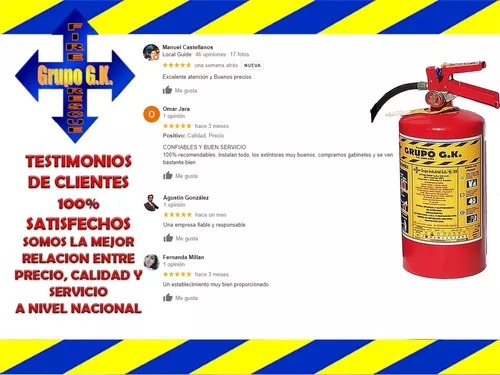 Extintor 1 Kg Pqs Abc Para Auto Recargable Con Soporte Nuevo