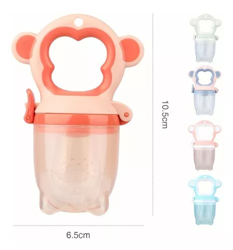 Chupón Fruta Y Papilla Alimentador Para Bebé Mordedera 5pcs