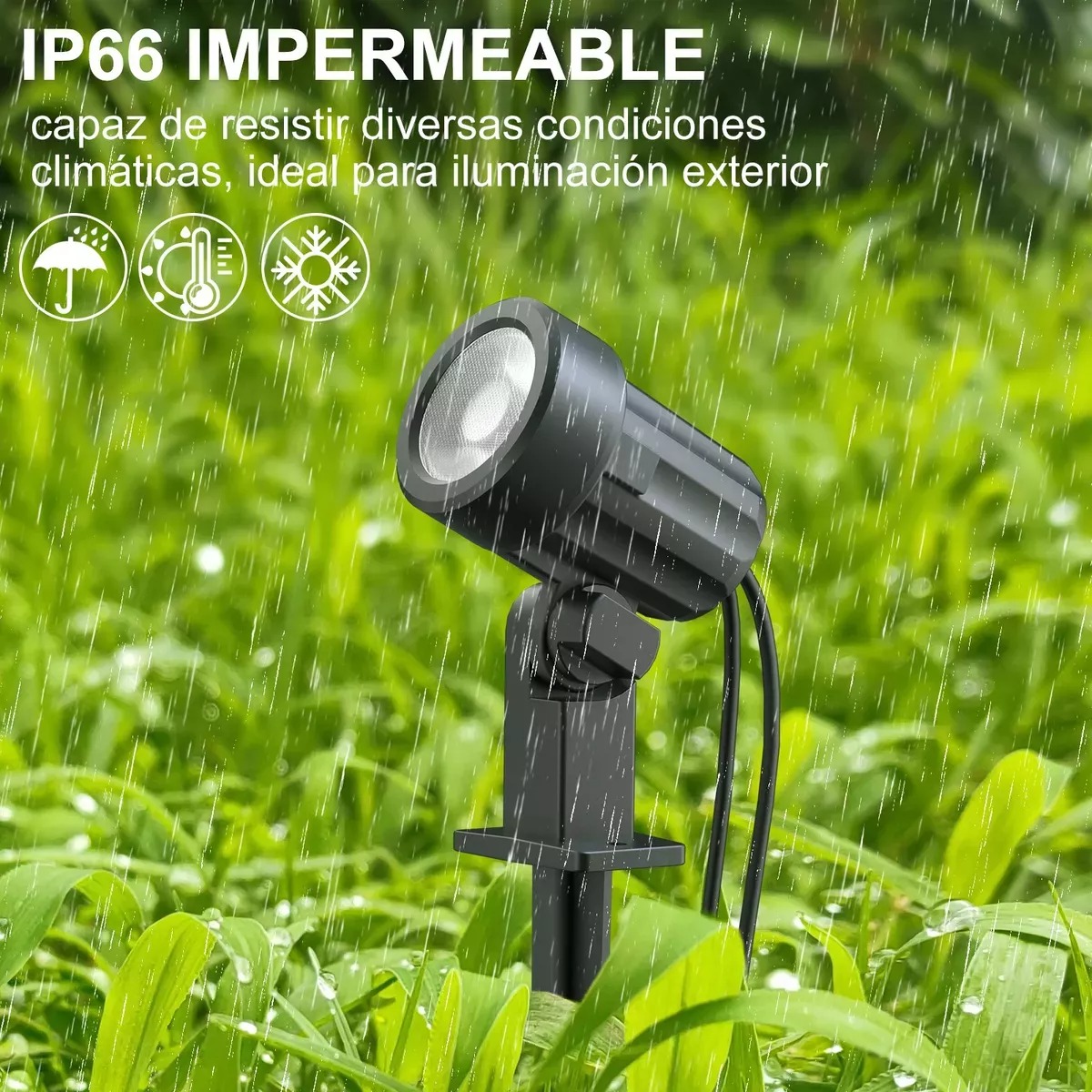 6 En 1 Lamparas Solares Para Jardin Exteriores Foco Remote