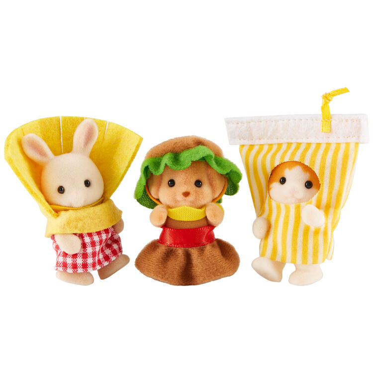 Set Bebés Hamburguesas - Sylvanian Families Calico Critters Ternurines