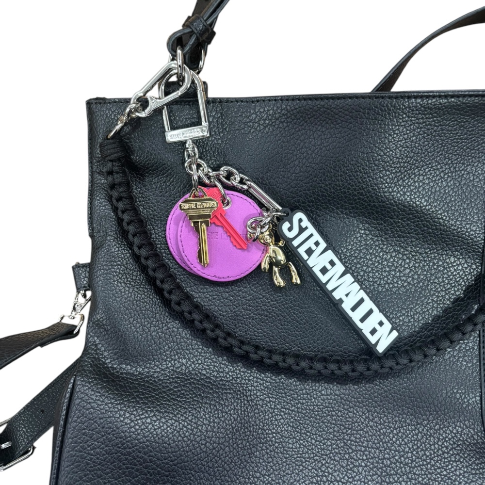 Bolsa Shopper Steve Madden de piel color negra