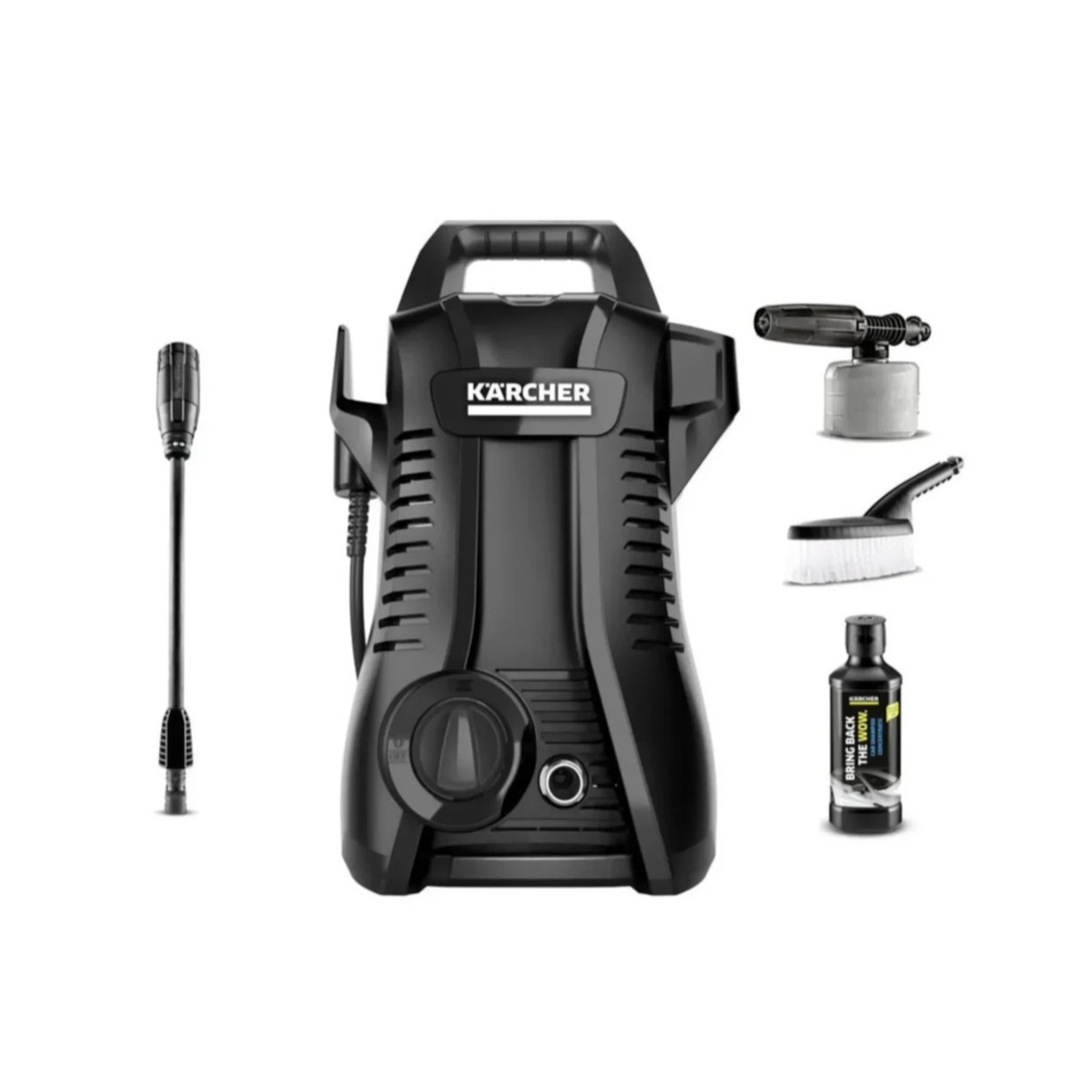 Hidrolavadora Karcher K2 Basic Car Kit Negra
