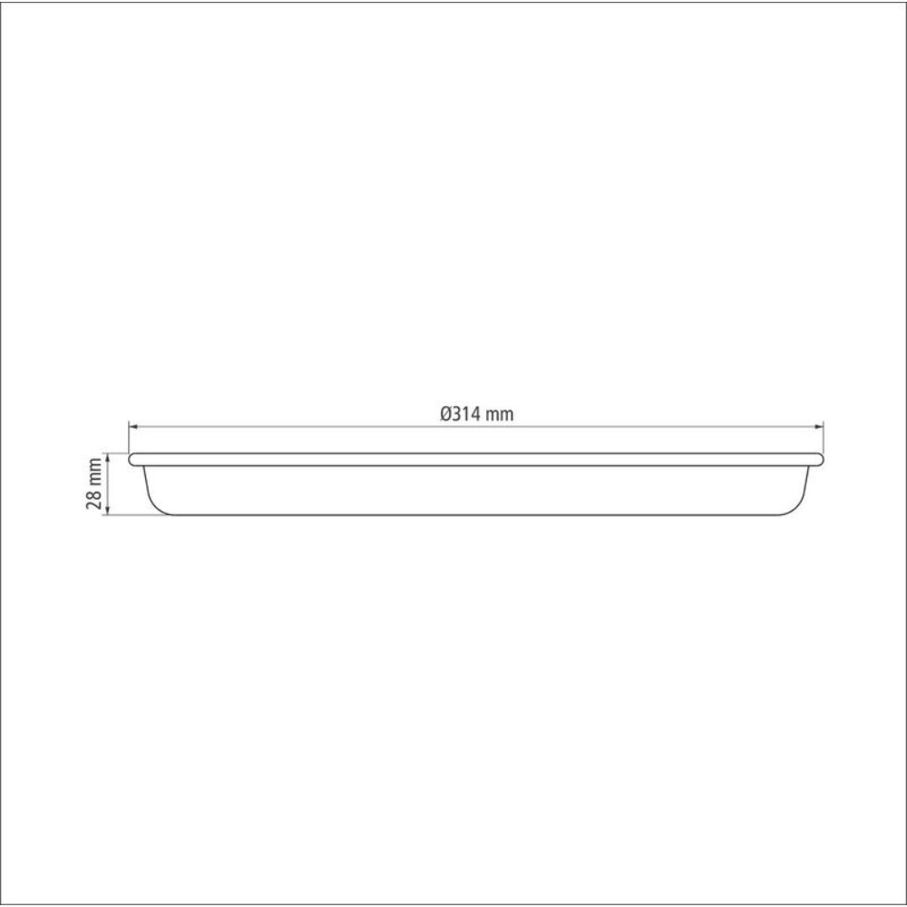 Bandeja para Pizza Tramontina Starflon Max Aluminio Antiadherente 30 cm / 1.8 L