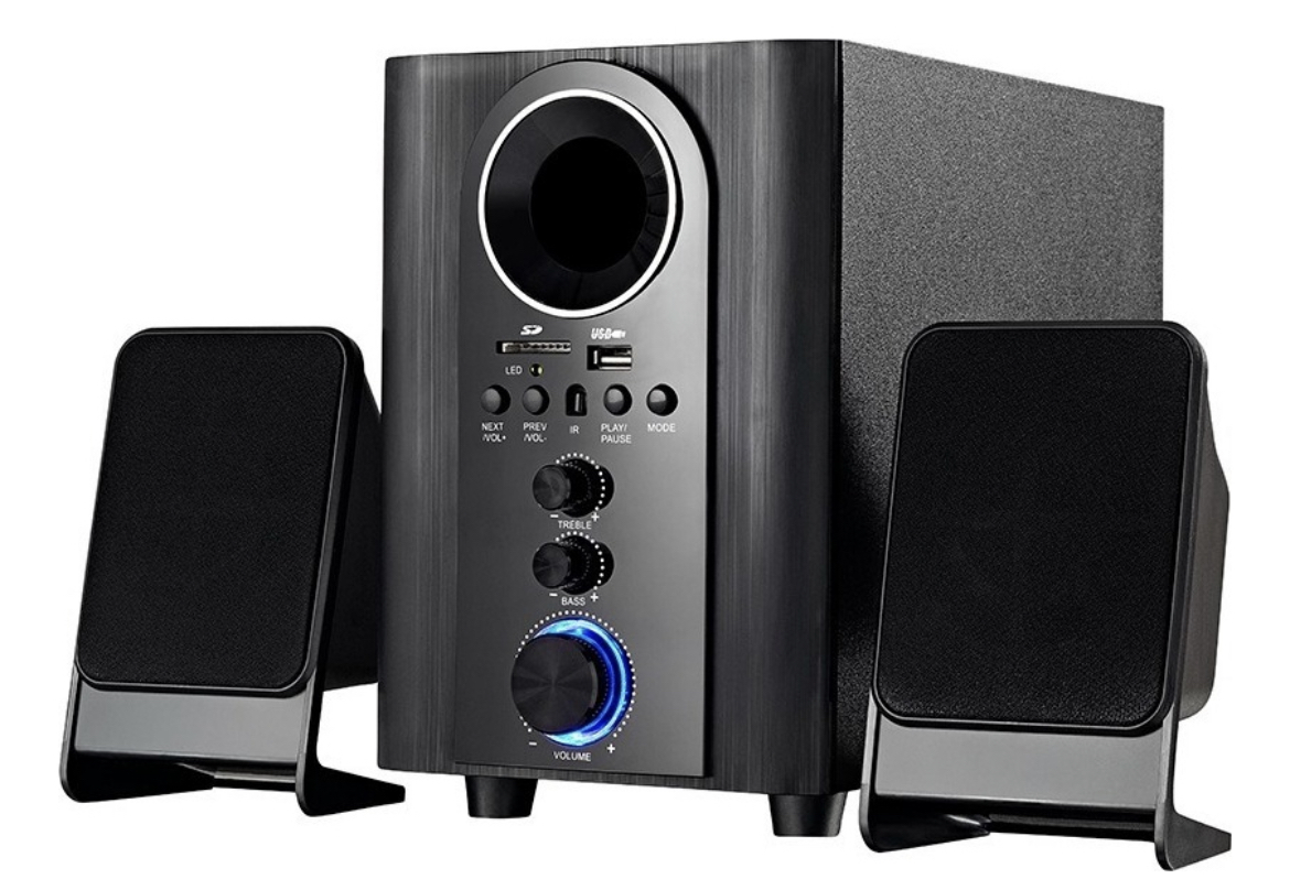 Mini Componente Bluetooth, Usb, Sd, 400w Color Negro