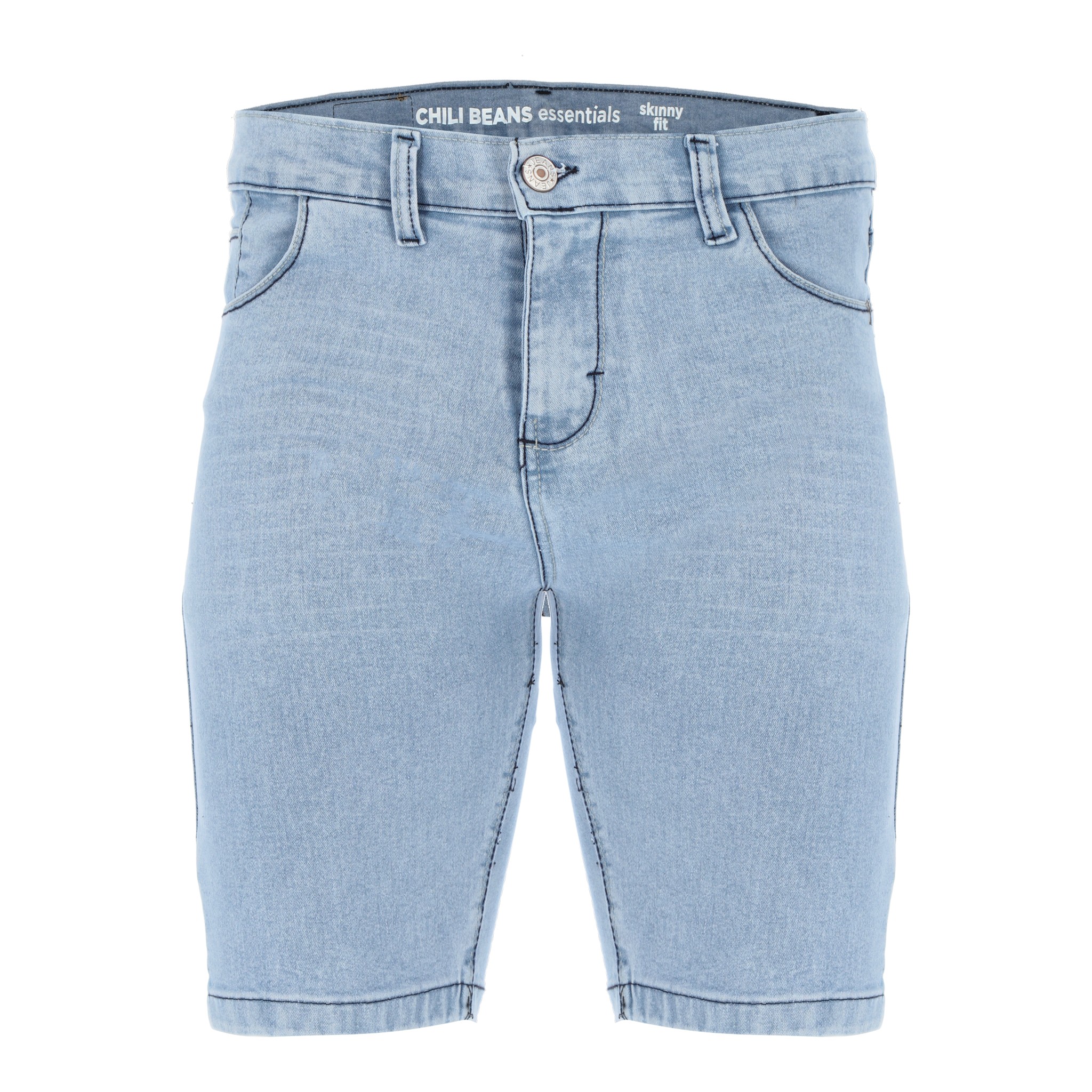 Bermuda De Mezclilla Color Azul Claro Para Hombre CHB Chili Beans Clothing Co.