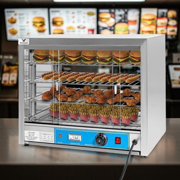 Vitrina Comercial Caliente Alimentos Gabinete Cristal 66l Gutstark Home