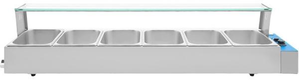 Bufetera Baño Maria Chafer Electrico 6 Insertos Acero Inox Gutstark Home