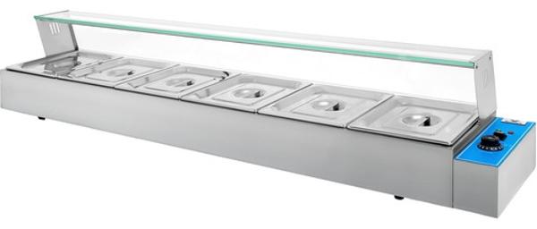Bufetera Baño Maria Chafer Electrico 6 Insertos Acero Inox Gutstark Home