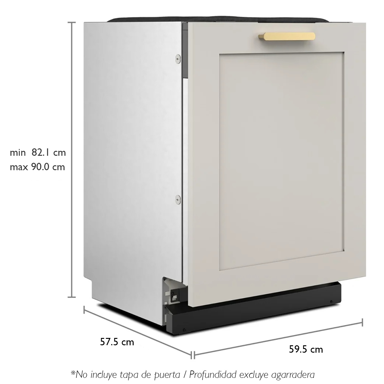 Lavavajillas Panelable KitchenAid KDTF324PPA de 14 Servicios (Imagen Ilustrativa)