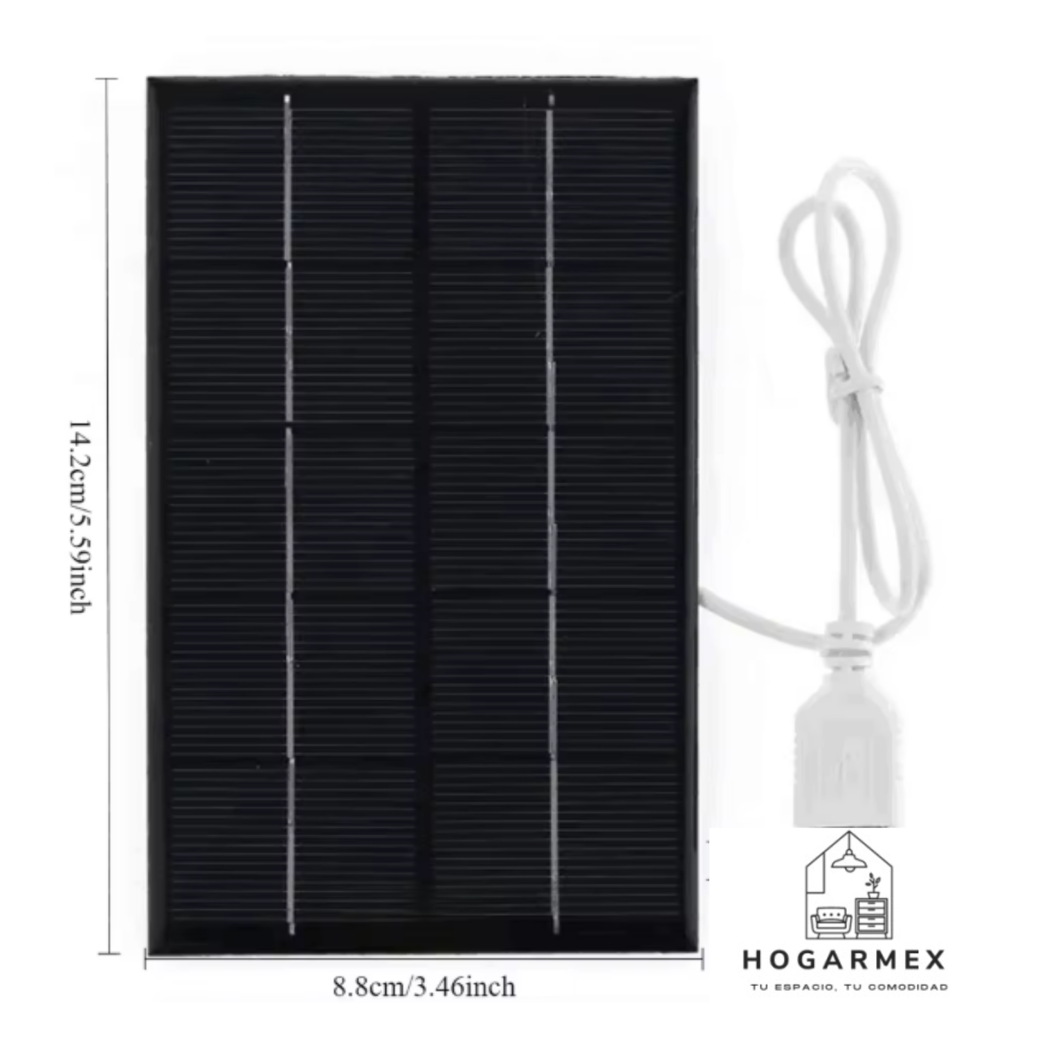 Panel Solar Portátil  Bateria 5-35W | Impermeable con USB — Ideal para Camping, Senderismo y Carga de Celulares