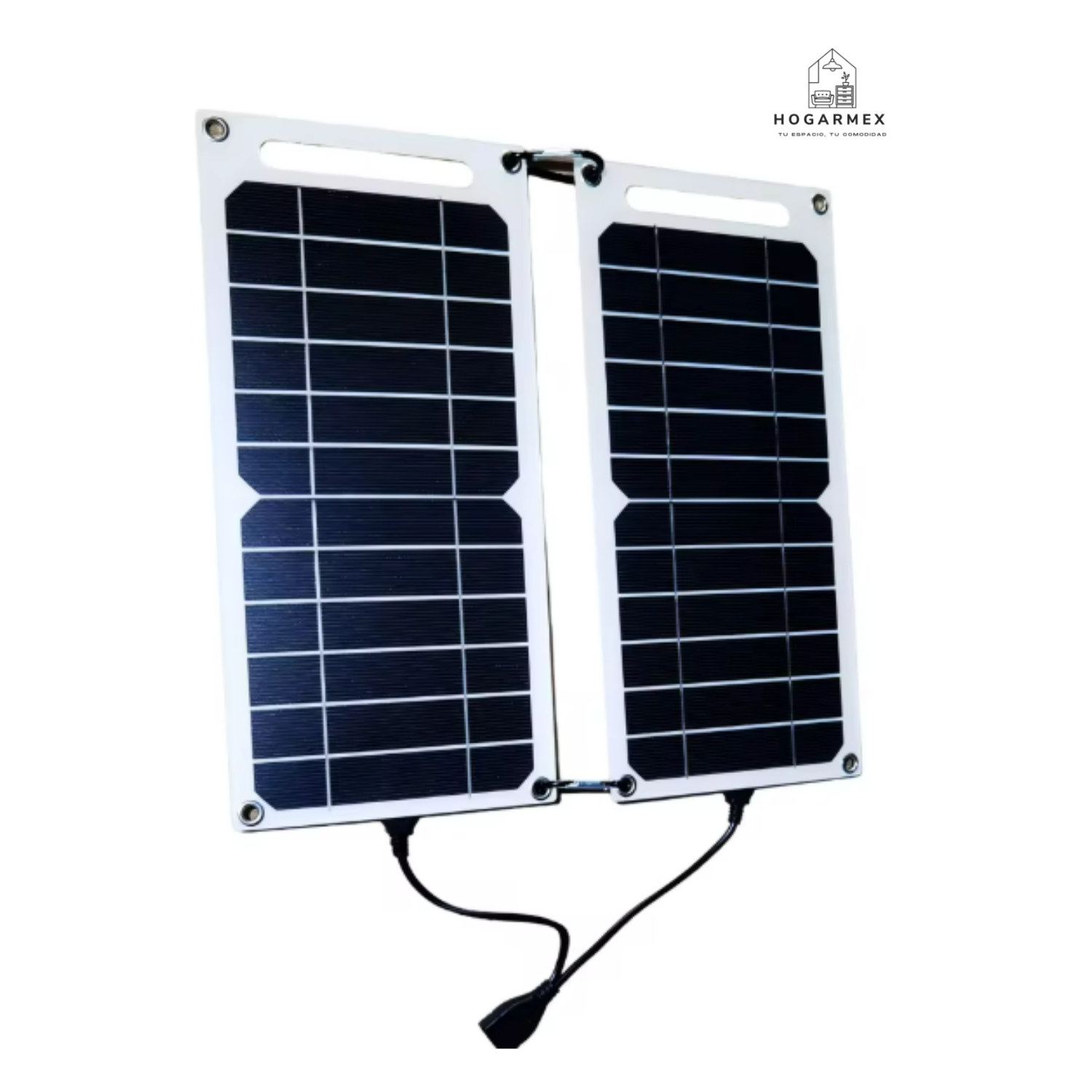 Panel Solar Portátil  Bateria 5-35W | Impermeable con USB — Ideal para Camping, Senderismo y Carga de Celulares