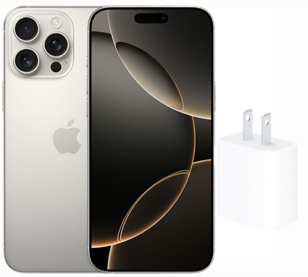 Apple iPhone 16 Pro Max Natural Titanium 256GB Nuevo Sellado con bandeja para SIM  más Cubo de Carga Rápida 