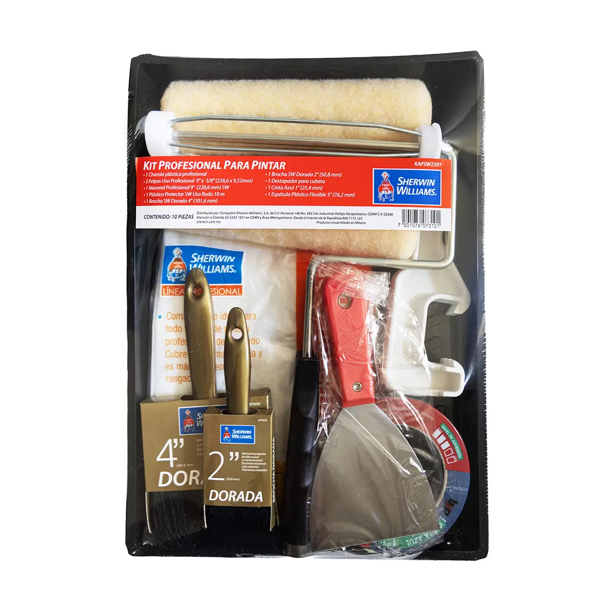 Kit Profesional Para Pintar Sherwin Williams 10pz