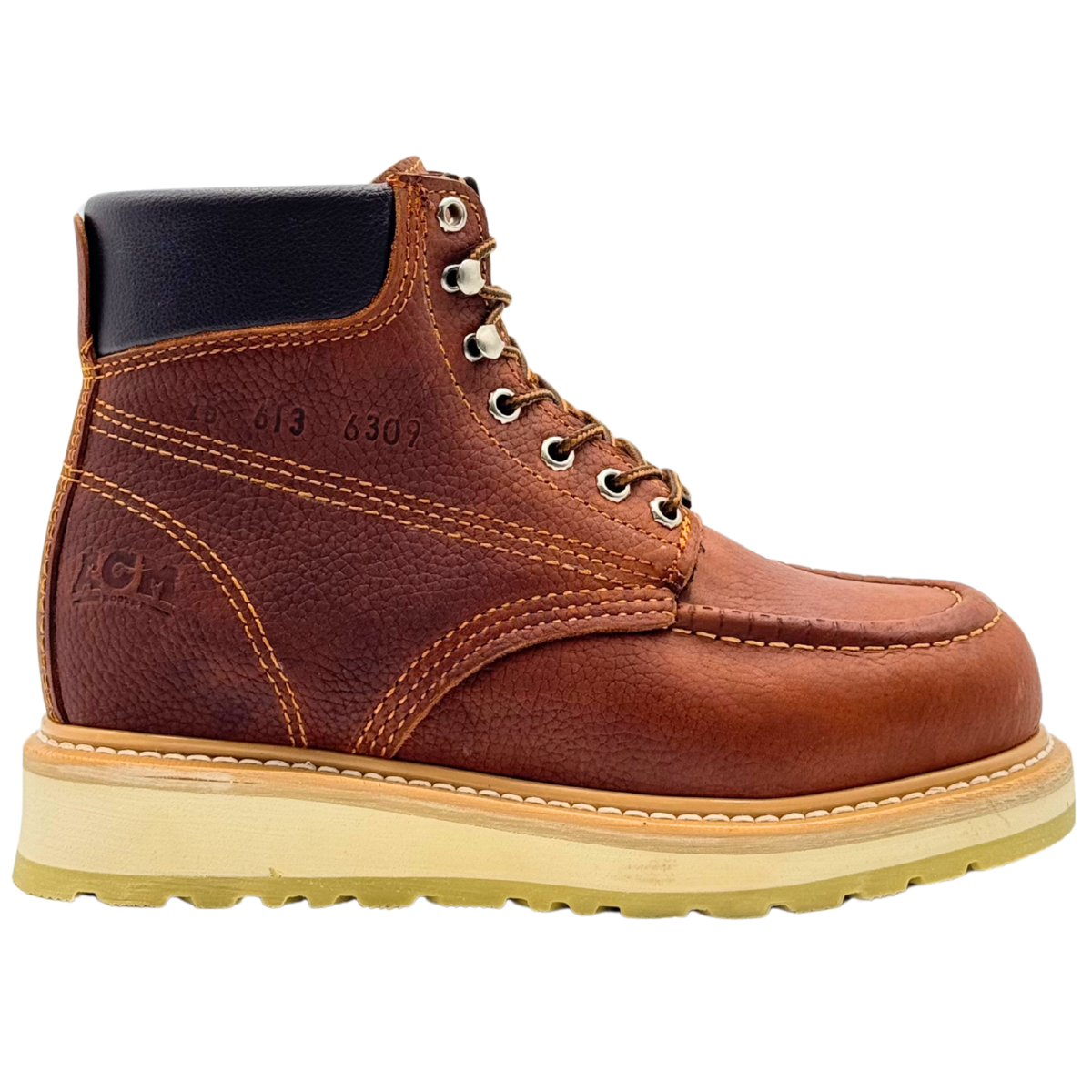 Botas de Trabajo Moc Toe, Marca ACM, comodas y durables