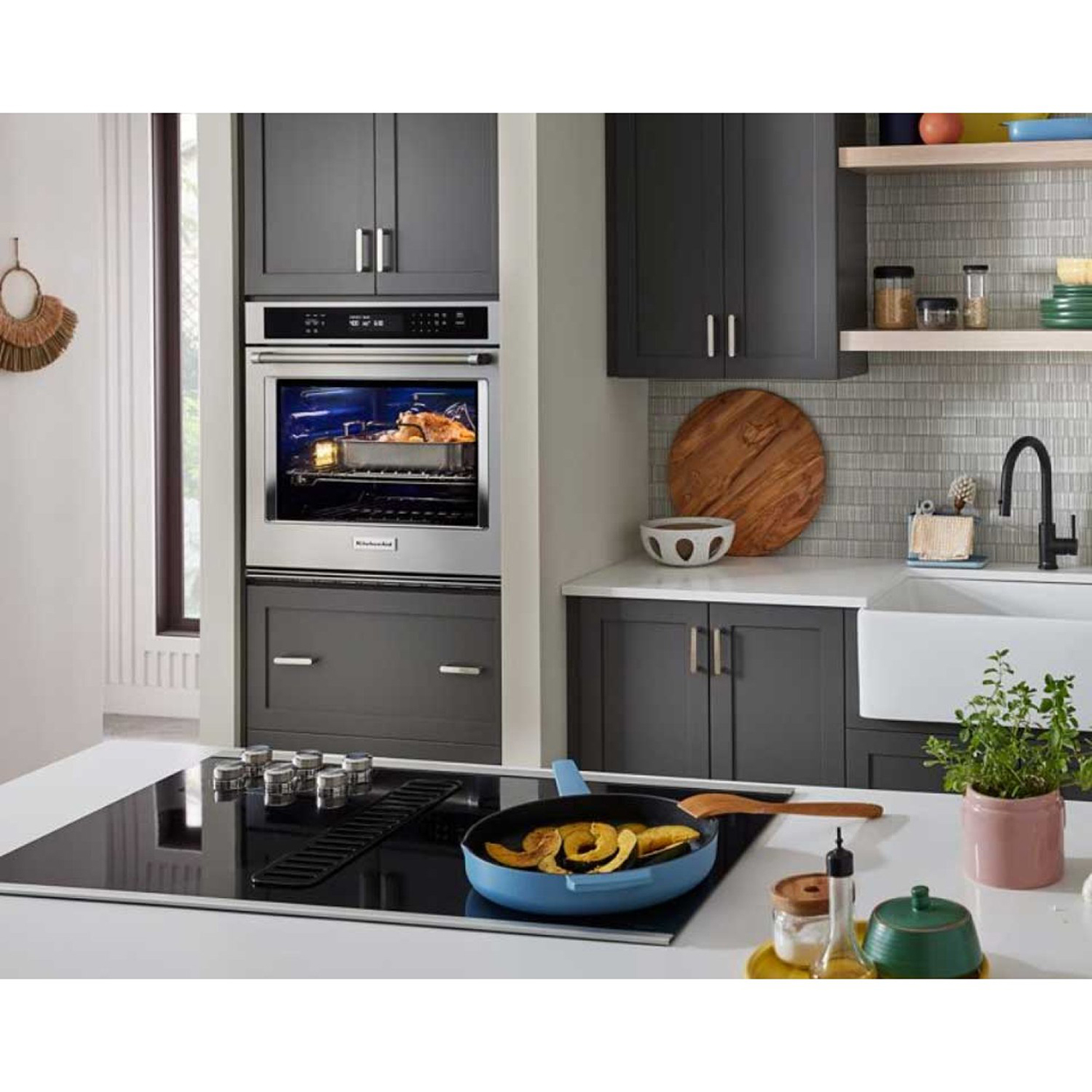 Horno Empotrable KitchenAid KOES530PPS de 30'' con Air Fry (Reemplaza KOSE500ESS)