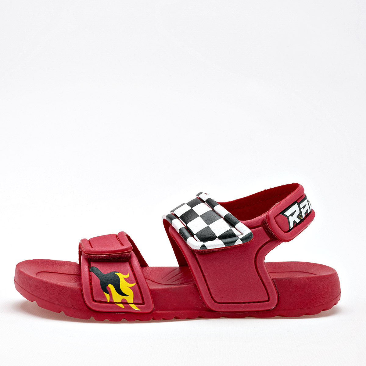STARS OF THE WORLD 2015 NIÑO SANDALIA CASUAL COLOR ROJO BLANCO NEGRO