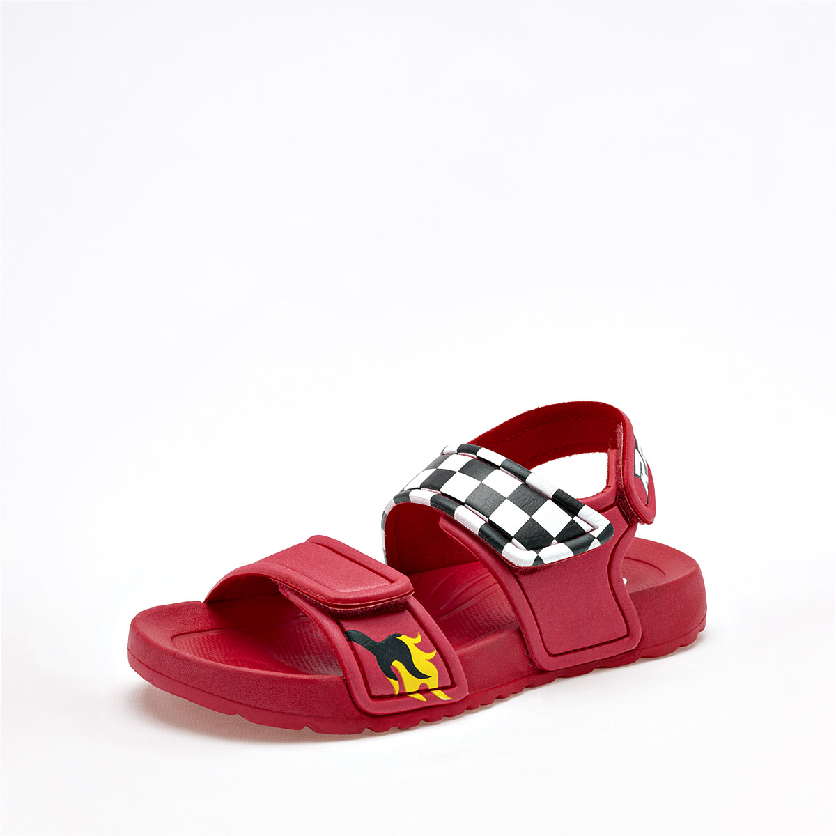 STARS OF THE WORLD 2015 NIÑO SANDALIA CASUAL COLOR ROJO BLANCO NEGRO