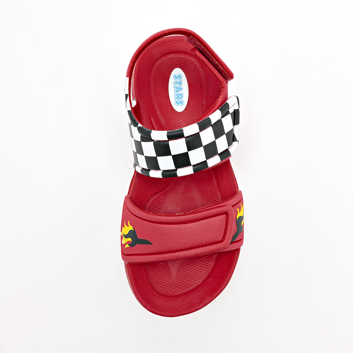 STARS OF THE WORLD 2015 NIÑO SANDALIA CASUAL COLOR ROJO BLANCO NEGRO