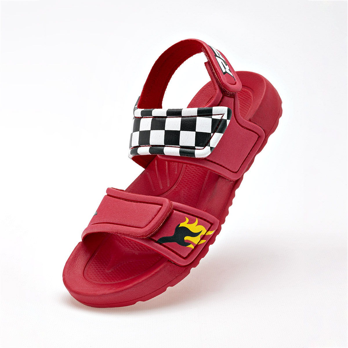 STARS OF THE WORLD 2015 NIÑO SANDALIA CASUAL COLOR ROJO BLANCO NEGRO
