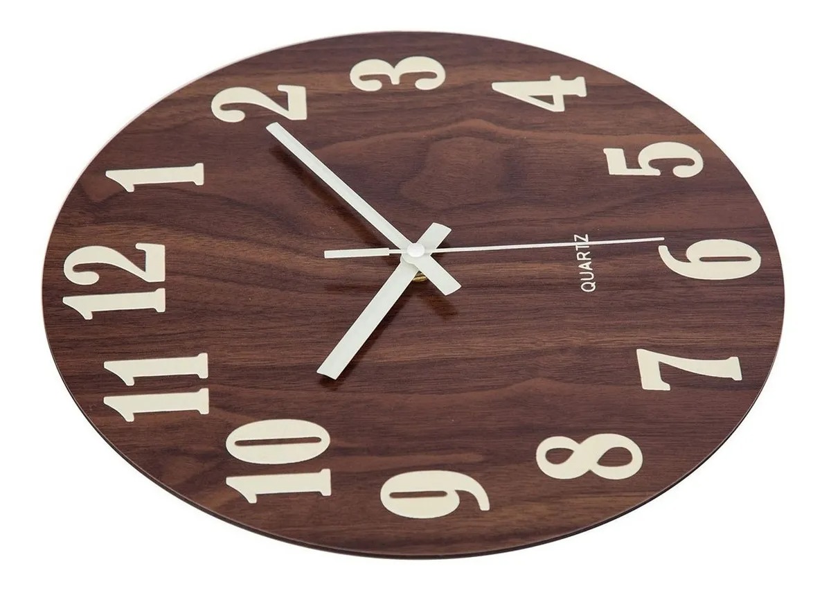 Reloj De Pared Moderno Con Luz Nocturna, Reloj De Pared Sile