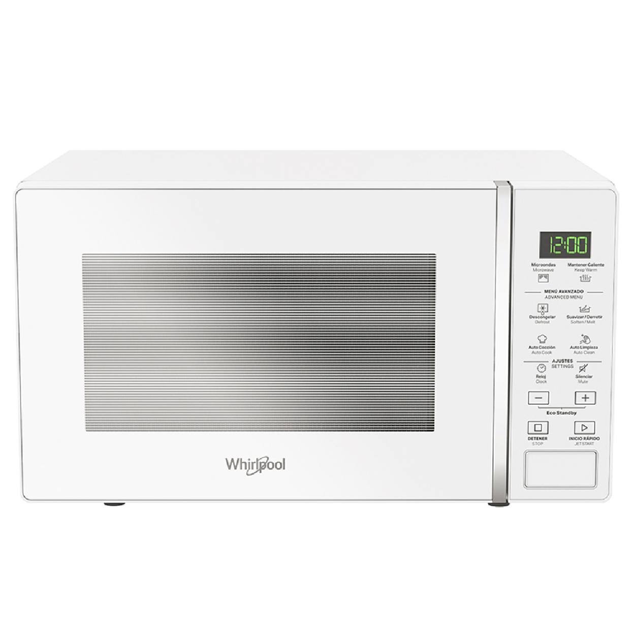 Microondas Whirlpool WM1807W Color Blanco de 20 L (0.7 Pies)