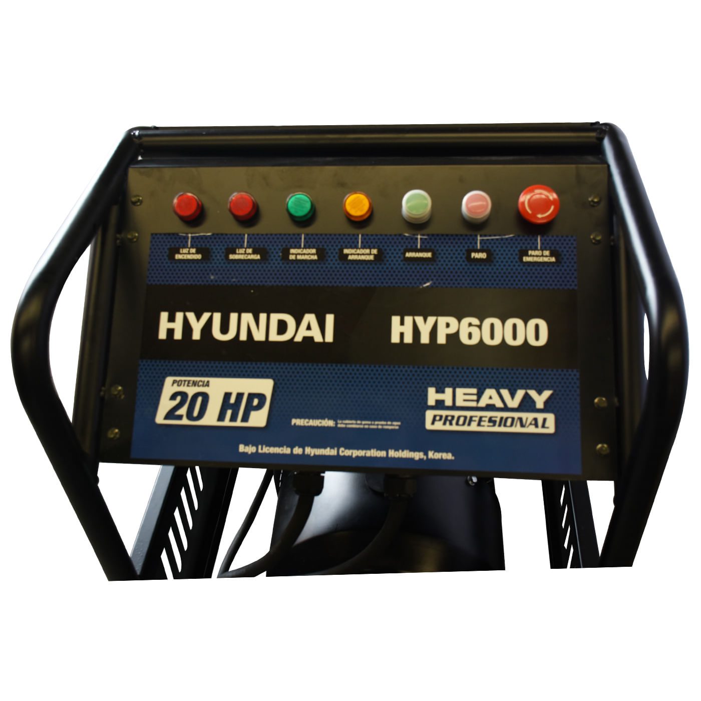 Hidrolavadora Eléctrica Industrial Hyundai C/Motor Trifásico 20 Hp 5800 Psi 220v/60hz - HYP6000