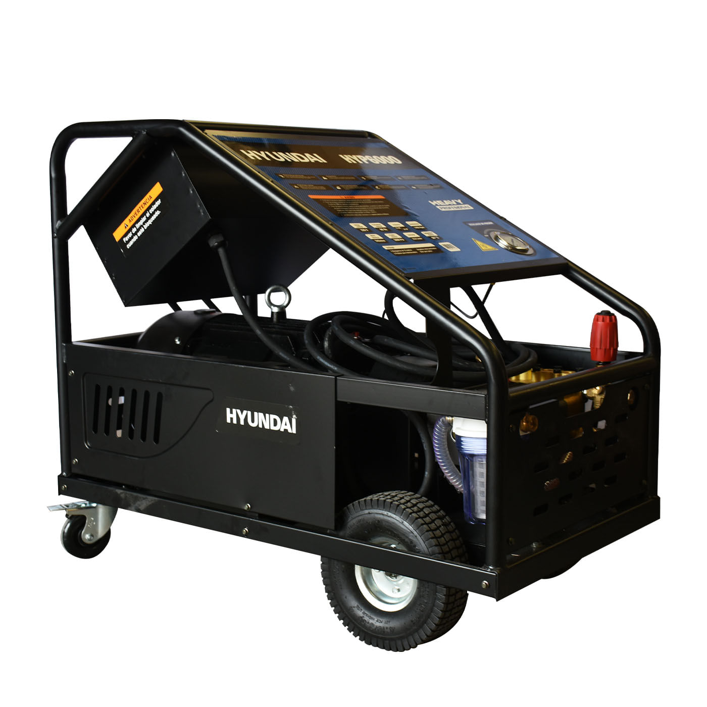 Hidrolavadora Eléctrica Industrial Hyundai C/Motor Trifásico 20 Hp 5800 Psi 220v/60hz - HYP6000