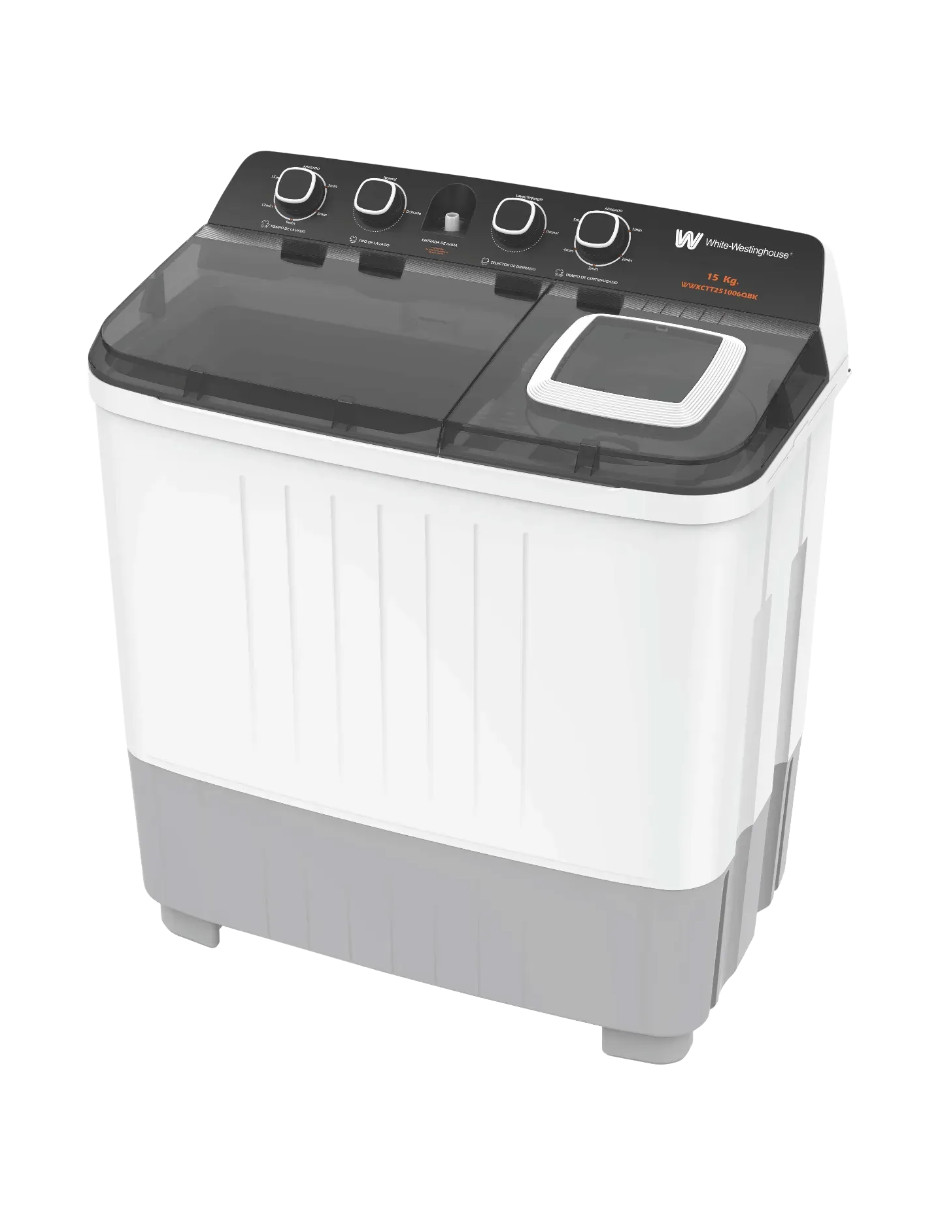 Lavadora Doble Tina White Westinghouse 15 Kilos Carga Superior Blanca WWXCTT251006Q