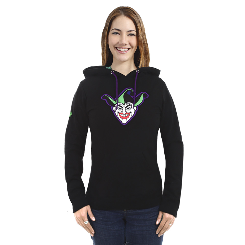Sudadera Joker-Batman K-swiss color negro tipo Hoddie para Mujer