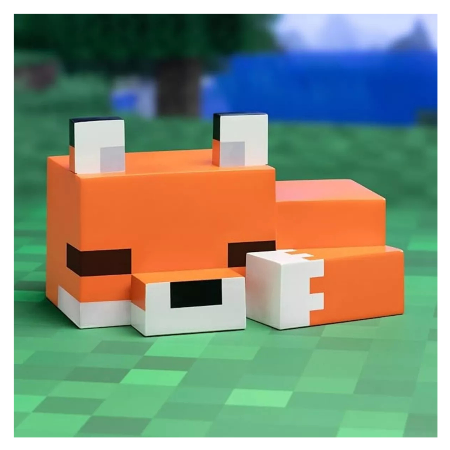Lámpara Nocturna Zorro Minecraft – Decoración Oficial para Dormitorio y Escritorio