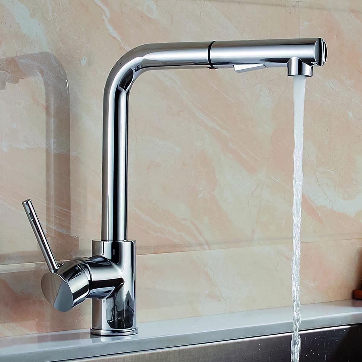 Grifo mezclador para cocina purificador de agua extraible AT9208