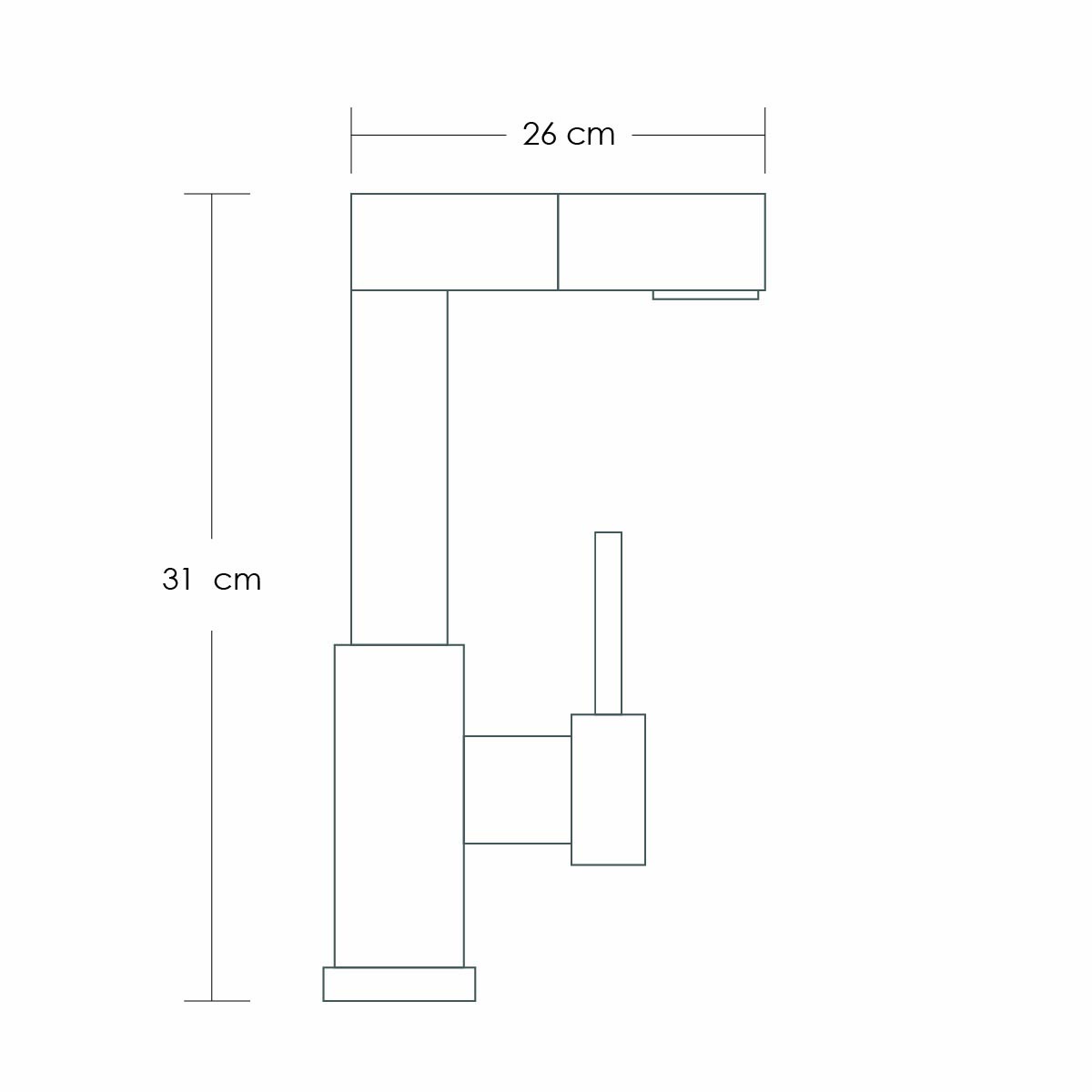 Grifo mezclador para cocina purificador de agua extraible AT9208