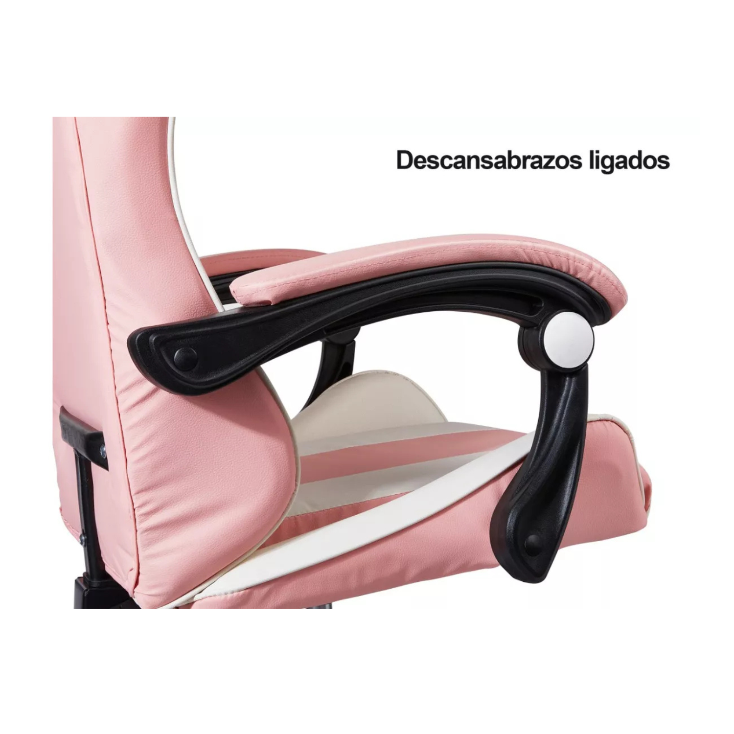 Silla Gamer Rosa Pro | Ergonómica, Reclinable y Elegante