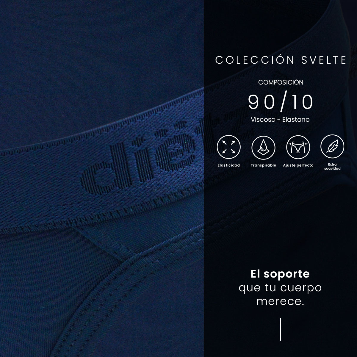 Tanga Para Hombre Ropa Interior Svelte Dietz Azul Marino