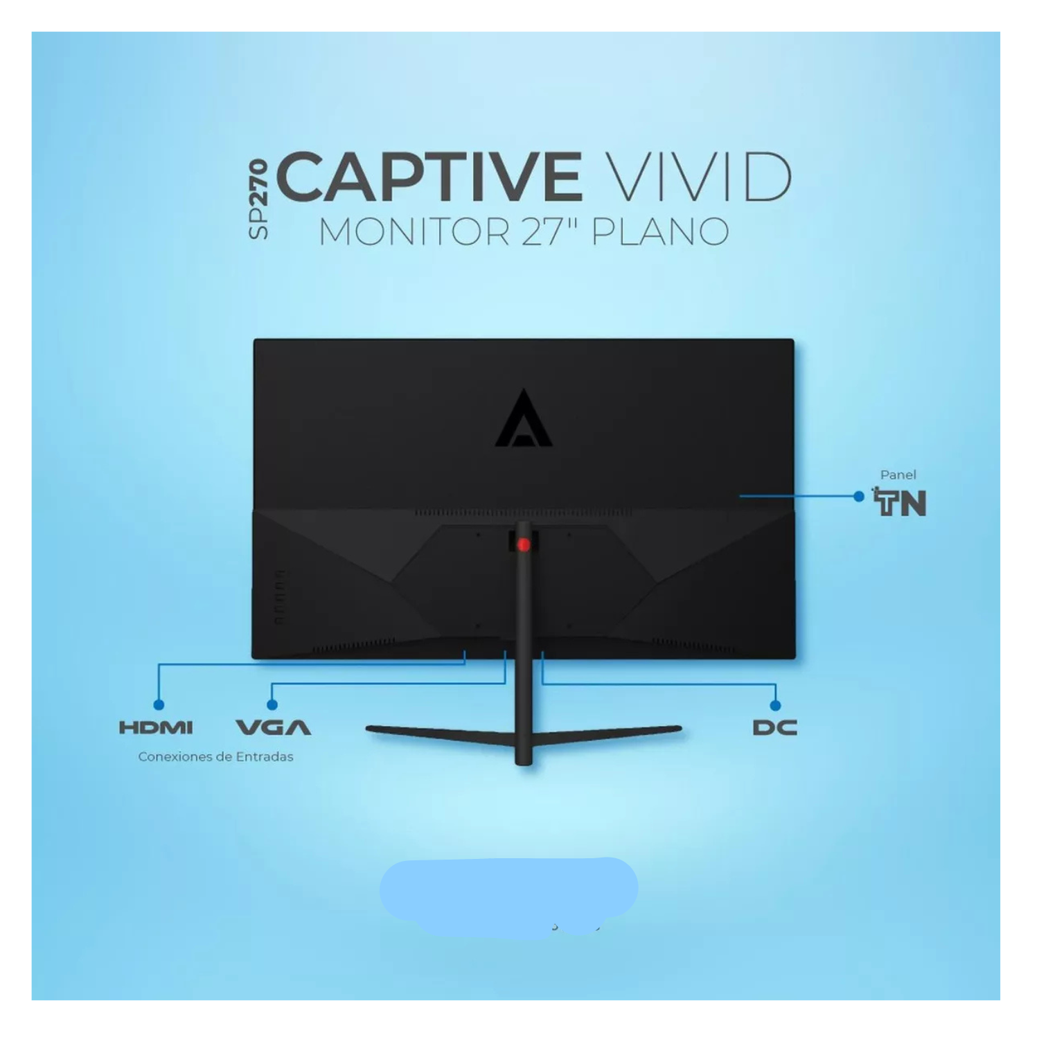 Monitor LED 27" Full HD | 75Hz HDMI/VGA – Captive Vivid SP270