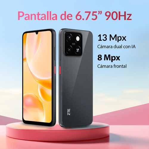 Zte Smartphone Blade A55 128gb + 4gb Ram Desbloqueado