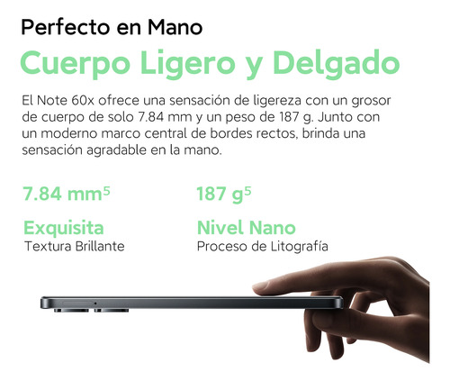 Realme Note 60x Dual Sim 4g 3gb Ram 64gb Rom 6.74'' 90hz 8mp Cámara Ip54 Impermeable 5000mah Potente Chipset 8-core Procesador Unisoc T612 Verde