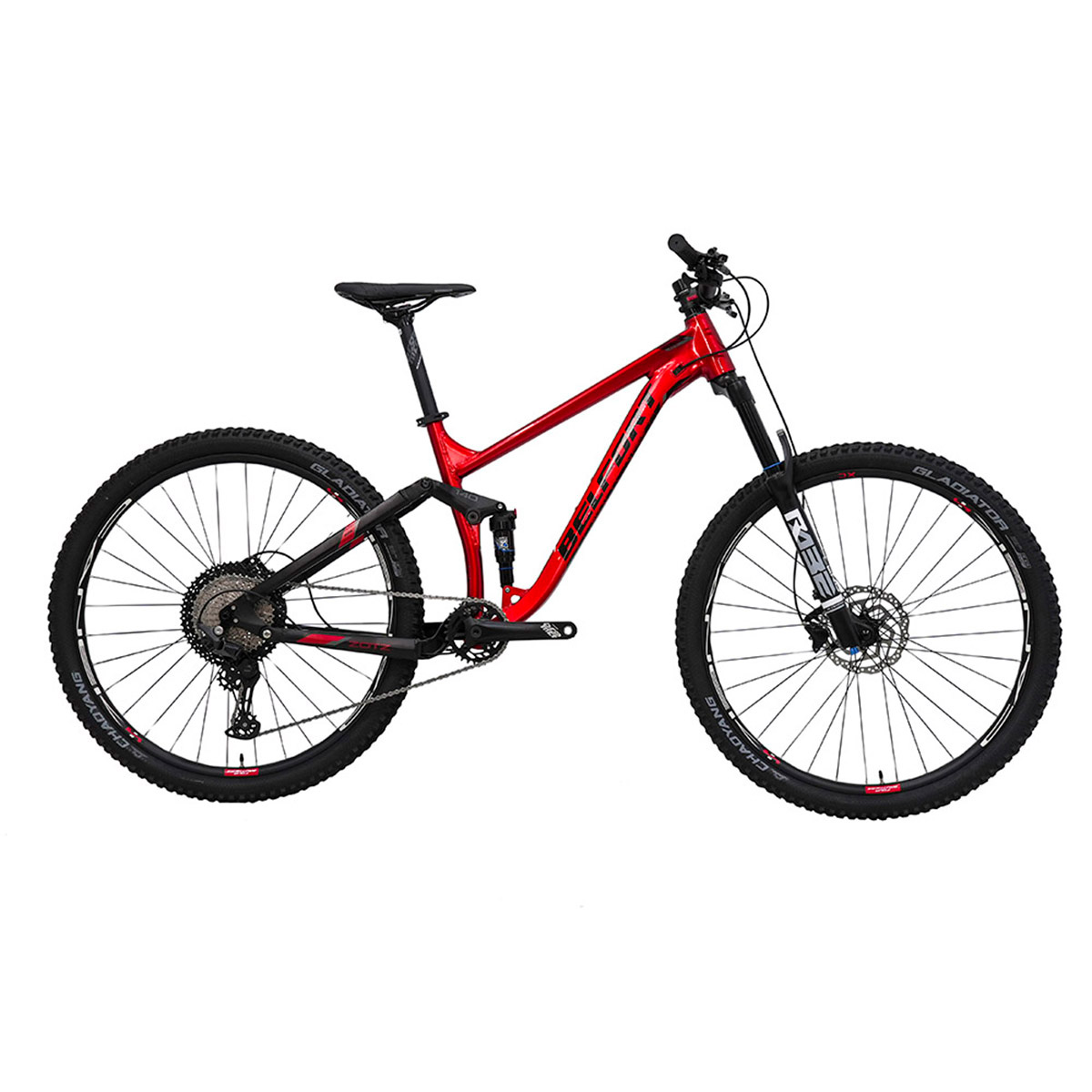 Bicicleta Belfort Zotz Comp B1 R29 T17 Rojo Negro