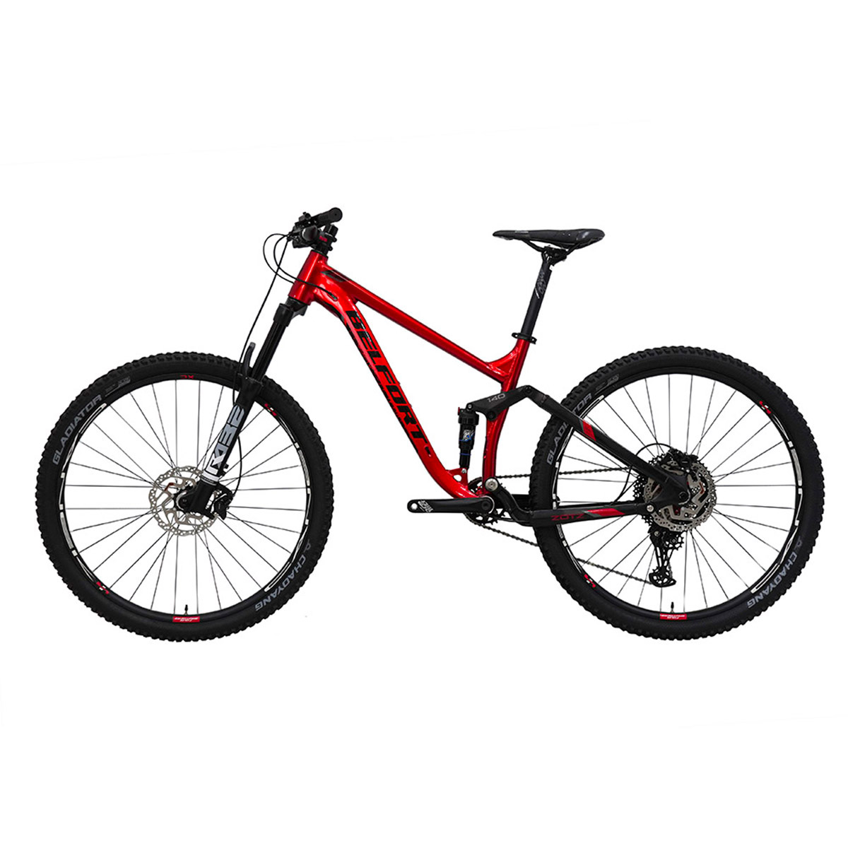 Bicicleta Belfort Zotz Comp B1 R29 T17 Rojo Negro